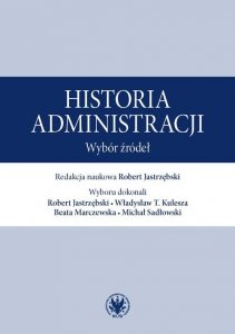 Historia administracji. Wybór źródeł