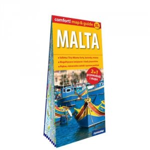 Malta laminowany map&guide (2w1: przewodnik i mapa)