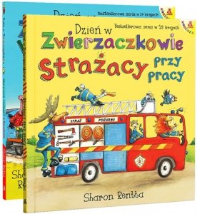 Dzień w Zwierzaczkowie: Strażacy przy pracy / Wyruszamy pociągami z Kocurkami (pakiet)