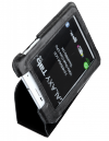 Etui czarne dedykowane do Samsung Galaxy Tab P3100 (skóra naturalna)