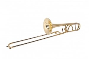 Puzon tenorowy Bb/F Adams TB1 gold brass (testowy, tylko 1 sztuka)