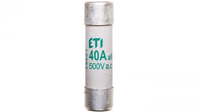 Wkładka bezpiecznikowa cylindryczna 14x51mm 40A aM 500V CH14 002631017