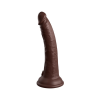King Cock Elite 7 Dual Density Vibrating Silicone Cock w/ Remote