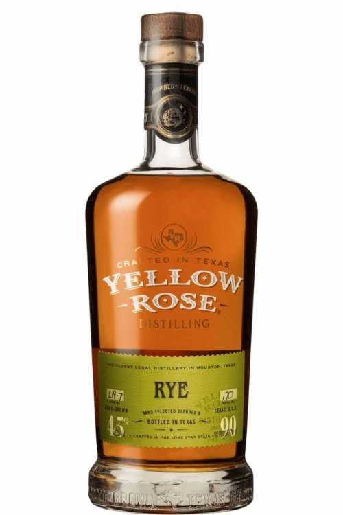 Yellow Rose Rye Texas Whiskey