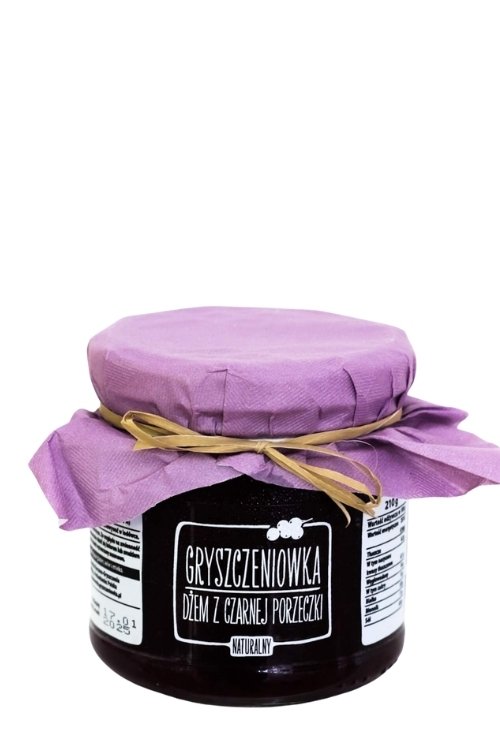 Dżem z czarnej porzeczki Gryszczeniówka 210 g