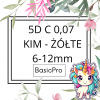 5D C 0,07 6-12mm BasicPro Paleta Mix - Promień Żółty / Kępka Czarna KIM 