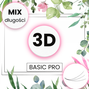 3D J B C CC D 0,05 0,07 0,085 0,10 0,12 6-12 mm BasicPro Paleta Mix 
