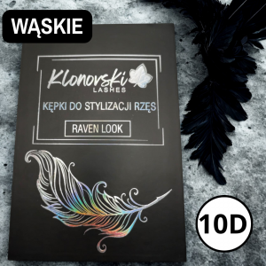 10D C CC D 0,07 7-13 mm  RAVEN LOOK Paleta Mix 1400 kępek WĄSKIE