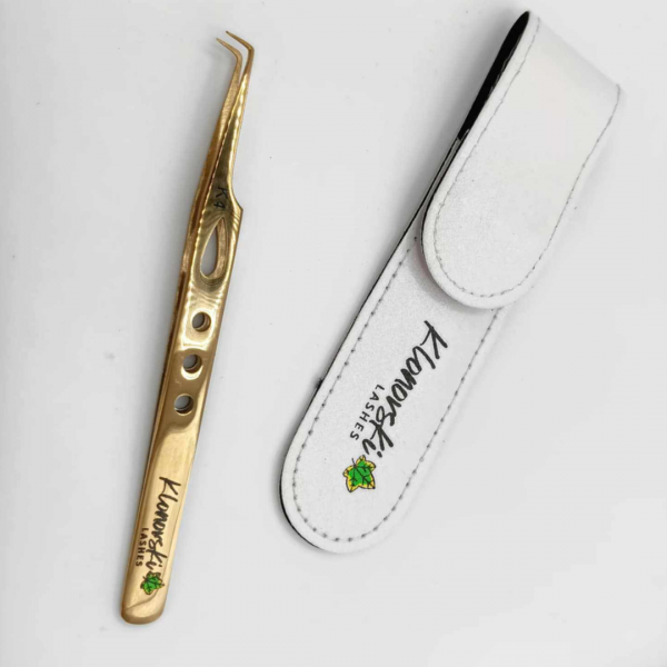 Pęseta do rzęs K3 - lekka ergonomiczna pęseta do stylizacji rzęs