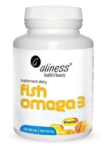 Aliness Fish Omega 3 180/120 mg suplement diety 90 kapsułek