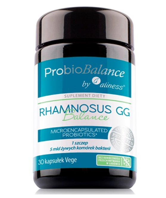 Aliness ProbioBALANCE, Probiotyk Rhamnosus GG Balance 5 mld. x 30 vege caps.