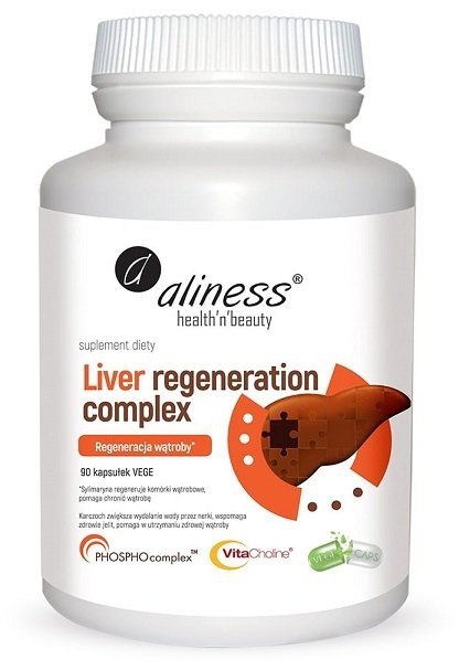 Aliness Liver Regeneration Complex suplement diety x 90 kapsułek VEGE