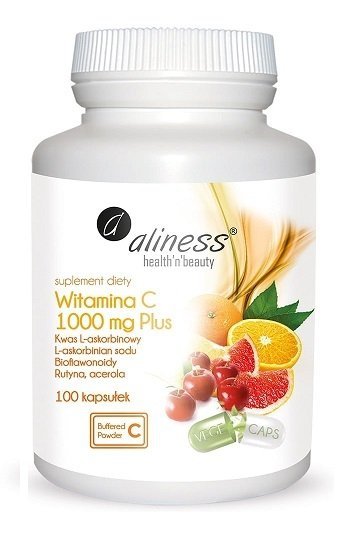Aliness Witamina C 1000 mg Plus suplement diety 100 kapsułek VEGE