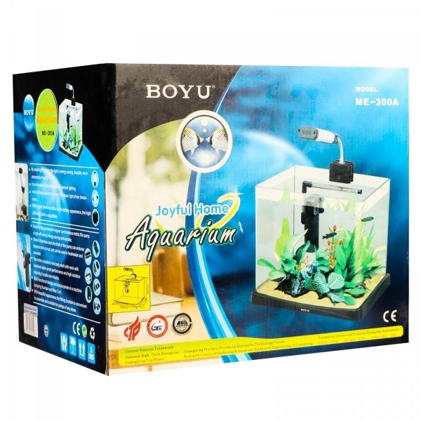 BOYU Plantset Aqua 300 - zestaw akwarium 16l