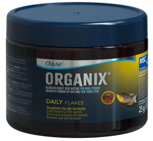Oase Organix Daily Flakes 150ml - pokarm w płatkach dla ryb