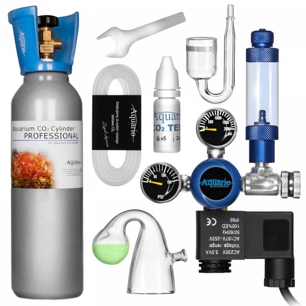Aquario BLUE Professional - zestaw CO2 z butlą 5l