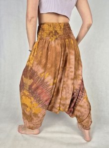 Szarawary alladynki tie dye