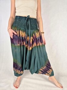 Szarawary alladynki tie dye