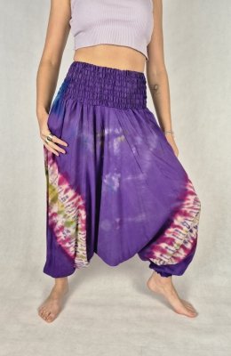 Szarawary alladynki tie dye