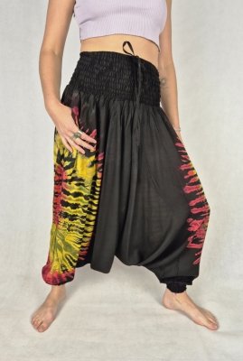 Szarawary alladynki tie dye