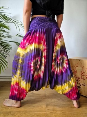 Szarawary alladynki tie dye
