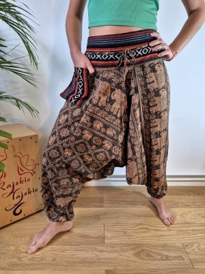 Orientalne i stylowe szarawary - bawełna