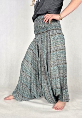 S29 - Szarawary Damskie „Sultanki” – 100% Rayon z Tajlandii