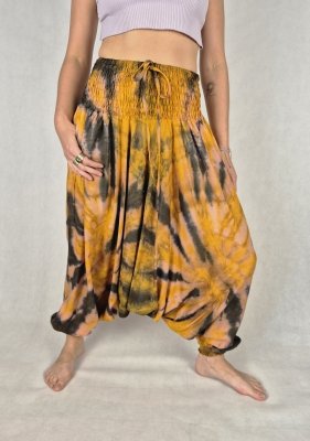 Szarawary alladynki tie dye