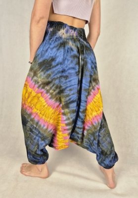Szarawary alladynki tie dye