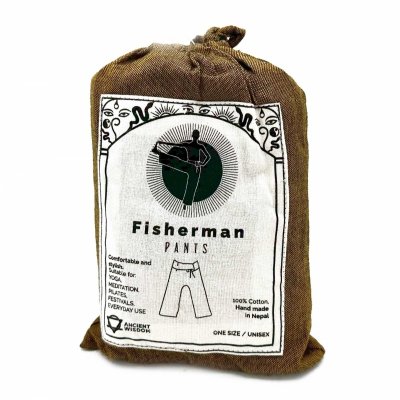 Spodnie typu Fisherman z lekkiej i przewiewnej bawełny