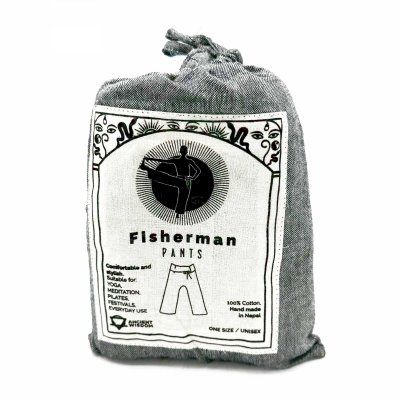Spodnie typu Fisherman z lekkiej i przewiewnej bawełny