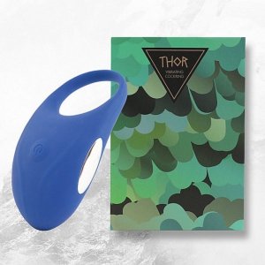 Pierścień wibrujący - FeelzToys Thor Cockring Blue
