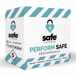 Prezerwatywy opóźniające - Safe Performance Condoms 5 szt