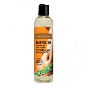 Energetyzujący olejek do masażu - Intimate Earth Massage Oil Energize 120 ml