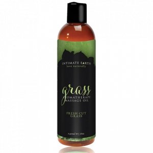 Naturalny olejek do masażu - Intimate Earth Massage Oil Grass 240 ml