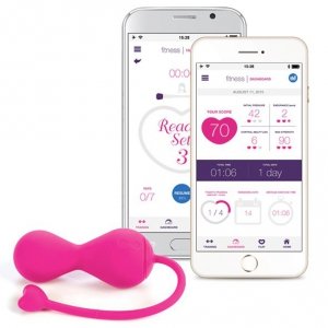 Kulki gejszy - Lovelife by OhMiBod Krush App Connected Bluetooth Kegel Pink