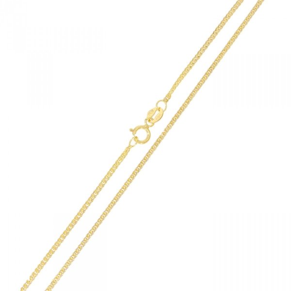  Złoty łańcuszek lisi ogon 45cm LA.01173 pr.585