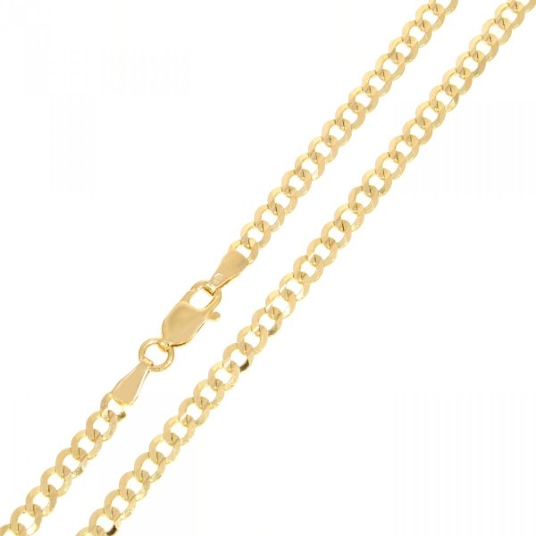 Złoty łańcuszek pancerka 50cm LA.00881 pr.585