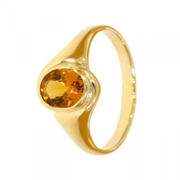  Złoty pierścionek z cytrynem PR.00917 pr.585