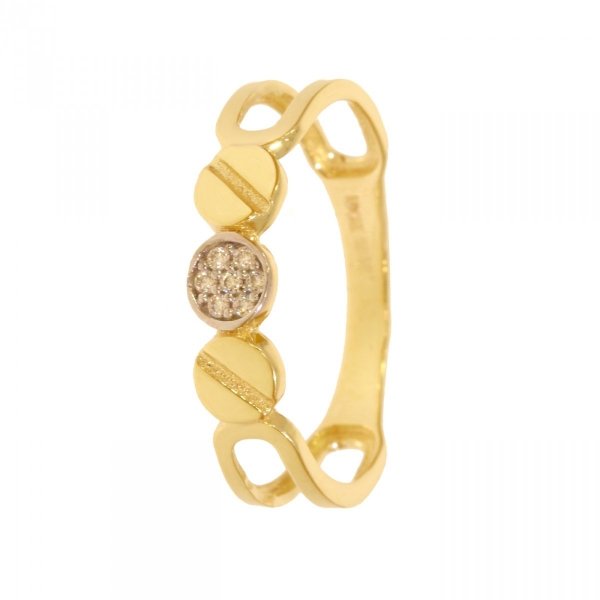  Złoty pierścionek z cyrkoniami PR.00771 pr.585