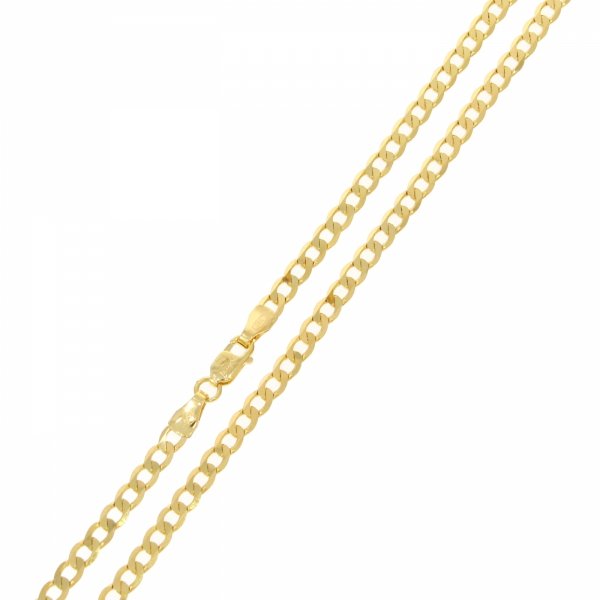  Złoty łańcuszek pancerka 50cm LA.01119 PR.585