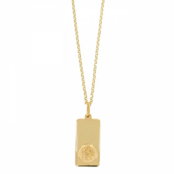 Złoty medalik Św. Krzysztof ME.00600 pr.585