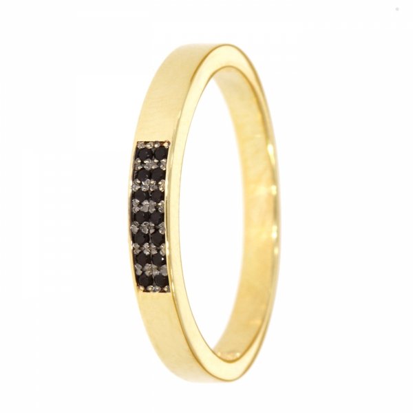 Złoty pierścionek/obrączka z cyrkoniami PR.01093 pr.585