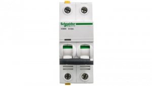 Wyłącznik nadprądowy 2P B 50A 6kA AC iC60N-B50-2 A9F03250