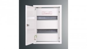 Rozdzielnica n/t modułowa RZ 4NN 2 x 12S 392x288x130 szyna TH35 IP30 RAL 9003