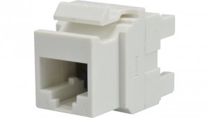 Moduł keystone RJ45 UTP kat.6 nieekranowany biały Molex