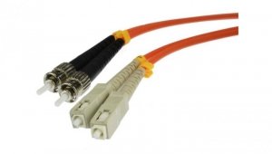 Patchcord światłowodowy FO MM SC-ST duplex 50/125 OM2 1m