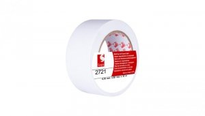 Taśma oznaczeniowa ostrzegawcza 50mm/33m biała 2721 SCAPA