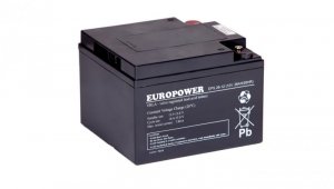 EUROPOWER Akumulator 12V EPS 26Ah żywotność: 10-12 lat