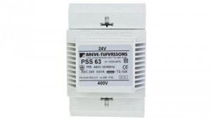 Transformator 1-fazowy modułowy bezpieczeństwa PSS 63 400/ 24V 2,6A, na szynę DIN, IP30, Ta 40, 16024-9972